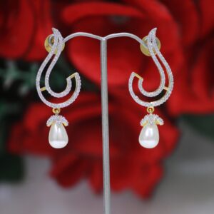 Pearl Drop Earrings - Elegant and timeless design with freshwater pearls.