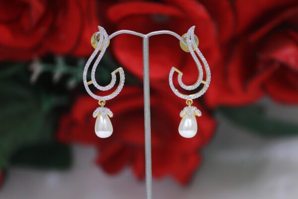 Pearl Drop Earrings - Elegant and timeless design with freshwater pearls.