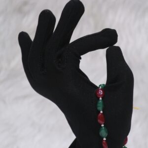 Gemstone and Pearl Bracelet