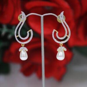 Pearl Drop Earrings - Elegant and timeless design with freshwater pearls.