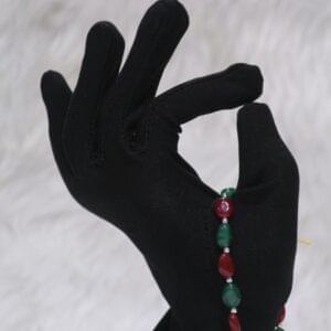 Gemstone and Pearl Bracelet